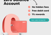 Federal Bank-Jupiter-Zero Balance Bank Account