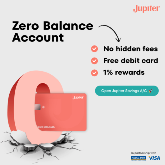 Federal Bank-Jupiter-Zero Balance Bank Account